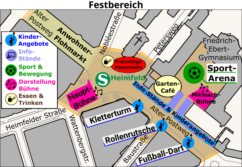 Festplatz Übersicht